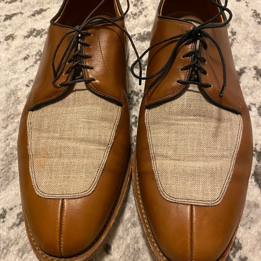 Allen Edmonds, size 12 E, tan (walnut)